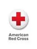 The american red cross logo on a white background.