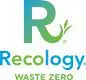 The logo for recology waste zero.