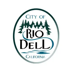 The city of rio dell california logo.