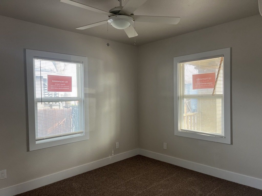 Interior of Pine Street Home, Bedroom 1